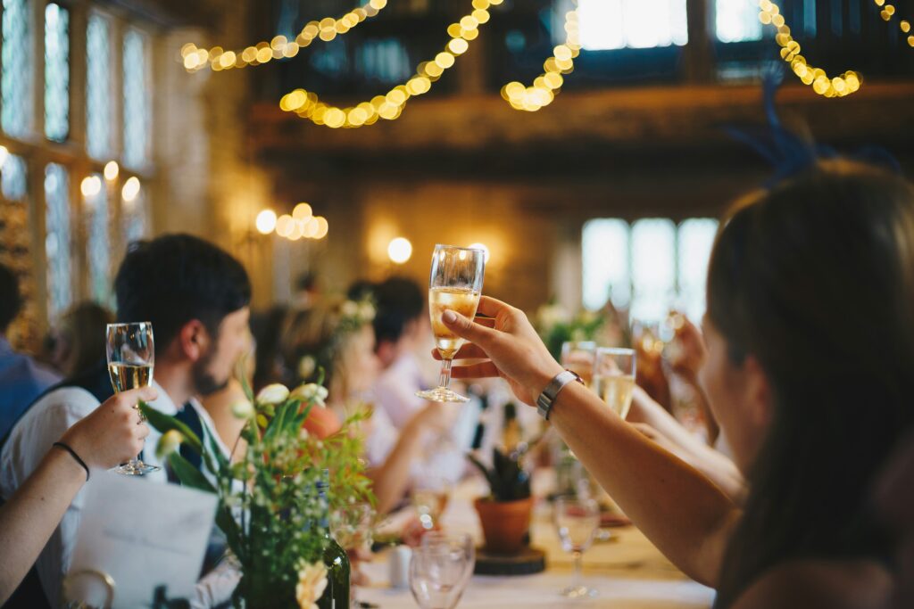 wedding wine toast